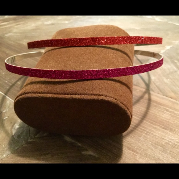 2 Glitter Headbands & 2 Glitter Ponytail Holders