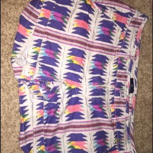 American eagle printed shorts size 12