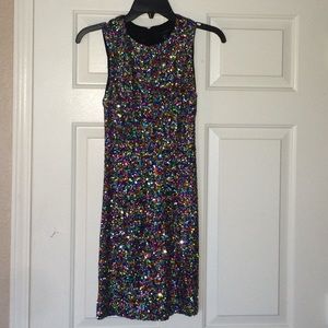 Forever 21 Multi Colored Sequenced Cocktail Dress