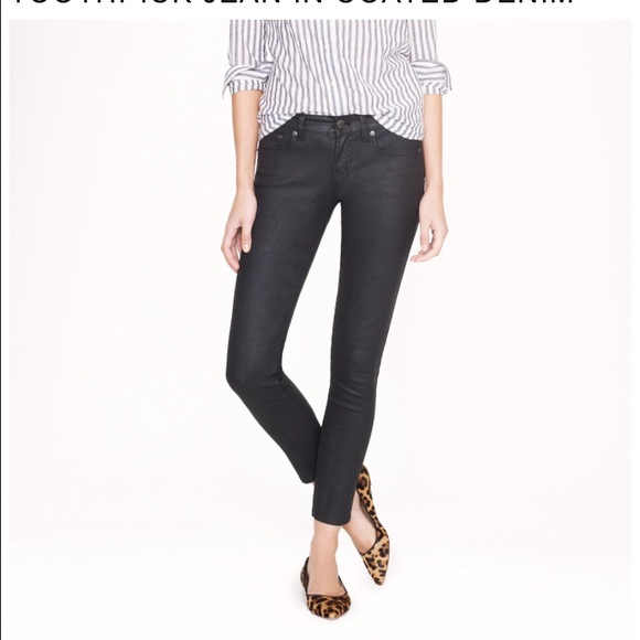 J. Crew coated denim 28