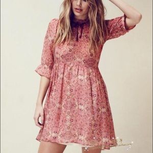 For love and lemons Geneva dress in sienna