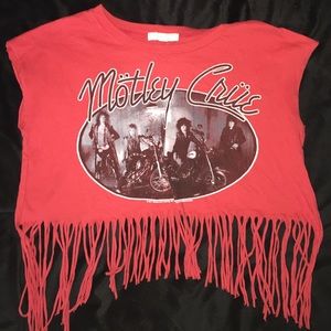 💥 Forever 21 motley crue crop top 💥
