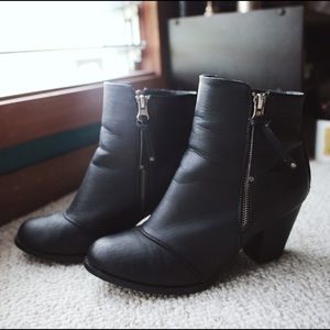 Lane Bryant zipper ankle boots