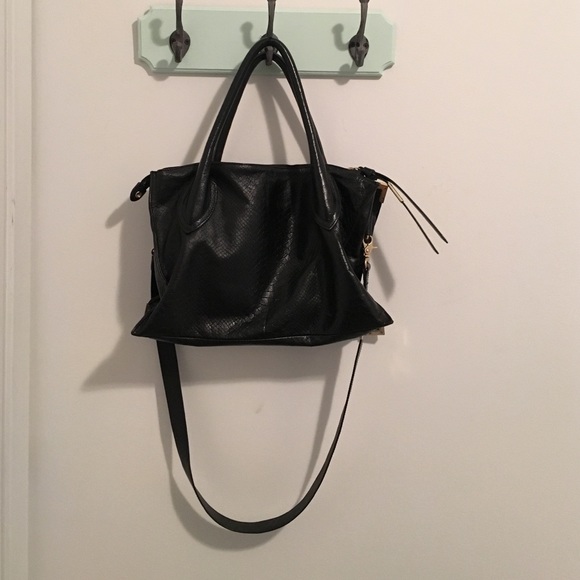 Foley & Corinna Black Frame Satchel
