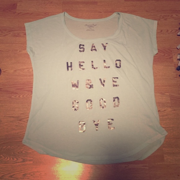 Light blue graphic tee - Picture 1 of 3
