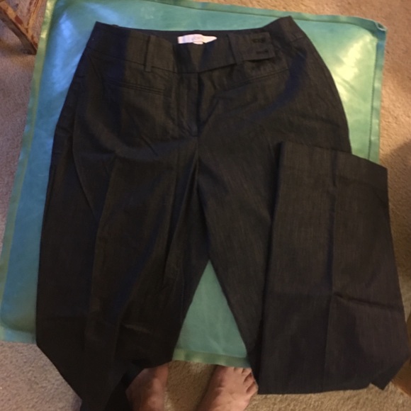 Dark chambray pants
