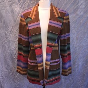 Vintage Striped Blazer