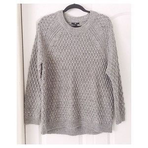 H&M Chunky Gray Knit Sweater