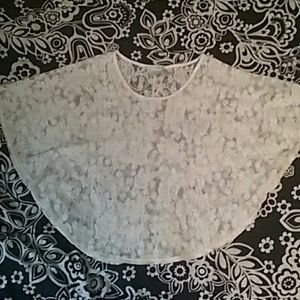 White lace top