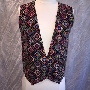 Vintage Geometric Vest