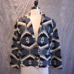 Vintage Geometric Blazer