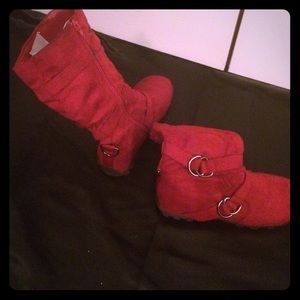 Ladies Suede Boots