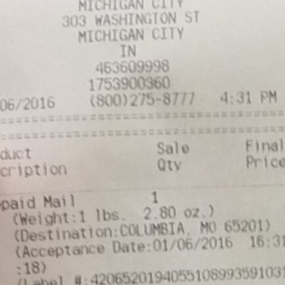 Order - Picture 1 of 1