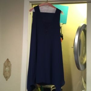 Blue cocktail dress