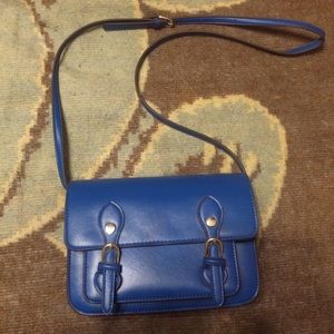 Royal blue cross body bag