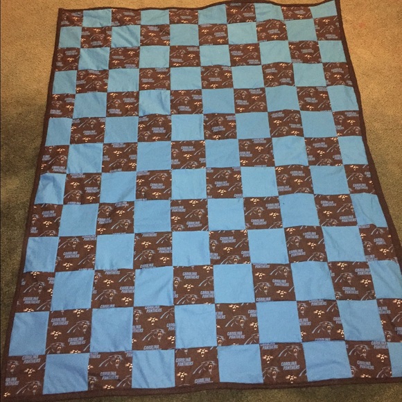 Carolina Panthers Custom Quilt - Picture 1 of 2