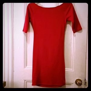 Red Bodycon mini dress