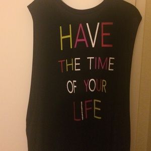 Charlotte Russe Have The Time Of Your Life Tank