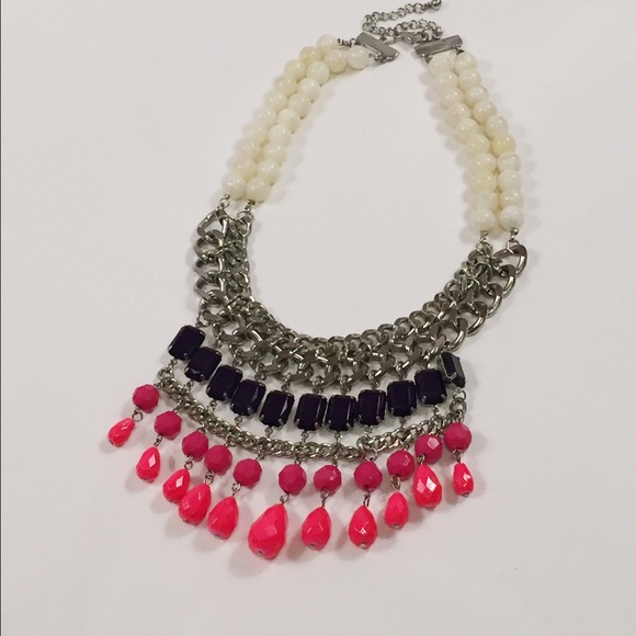 Free People Statement Bead Chain Necklace