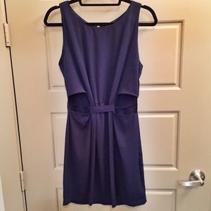 Navy Cut-Out Dress
