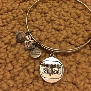 Silver Alex and Ani Completely Blessed Bracelet
