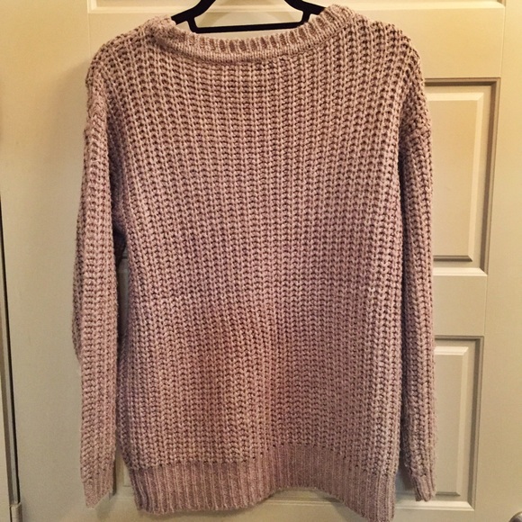 Cozy Knit Sweater with Pocket - Picture 2 of 2