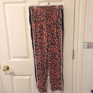 Zara Leopard print pants