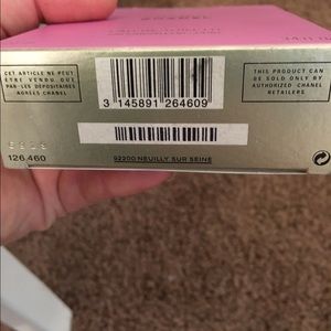 Chanel "Chance" Eau De Toilette.