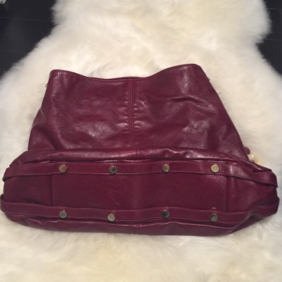 Rebecca Minkoff Nikki Hobo bag in Wine.