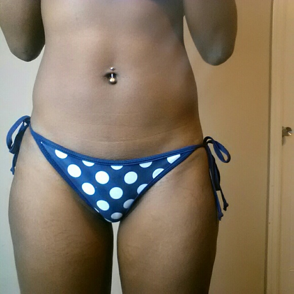Polka dot bikini bottoms