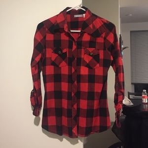Buffalo check plaid shirt