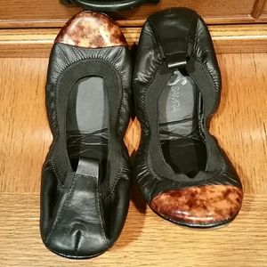 Yosi Samra Marbled Cap Toe Ballet Flats