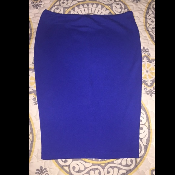 Royal Blue Pencil Skirt 💎