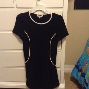 Casual black dress