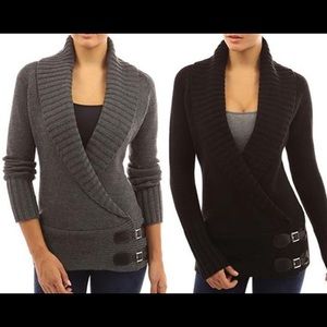 💥SALE ONLY ONE 💥 NEW Collar Buckle Sweater