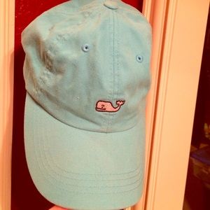 Vineyard vines bright blue baseball hat