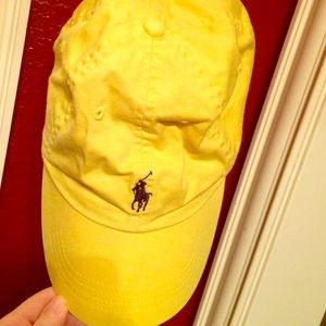 Yellow Ralph Lauren hat