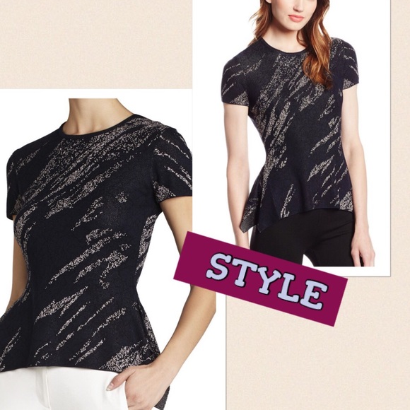 ‼️REDUCED‼️BCBG Darby Crackled jacquard Pullover!