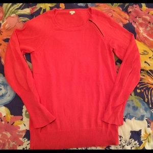 J. Crew Coral Sweater - Size M