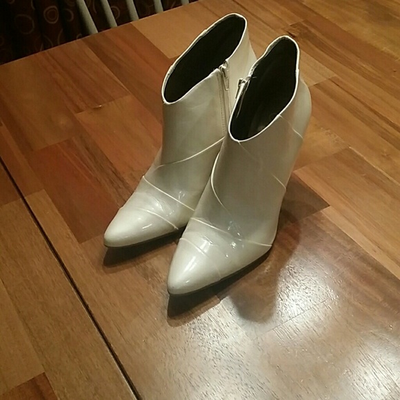 Cream Patent Jessica Simpson Booties