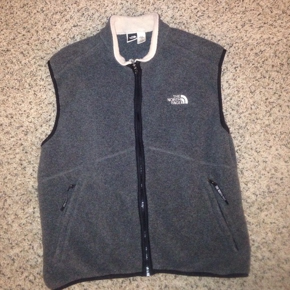 The North Face Jackets & Blazers - North Face gray and cream fleece vest.