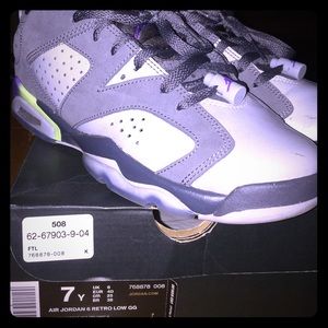 Air Jordan Retro 6s low/ Ultraviolet