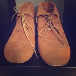 Brown Suede Booties