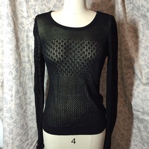 EXPRESS open knit long sleeve top