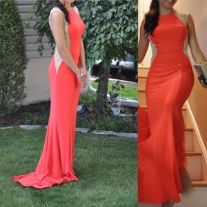Beautiful prom or evening dress
