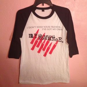 Rare My Chemical Romance Baseball Tee