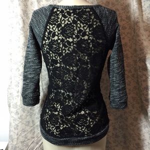 EXPRESS lace back sweater.