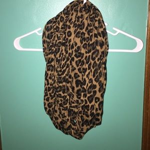 Cheetah-print Infinity Scarf