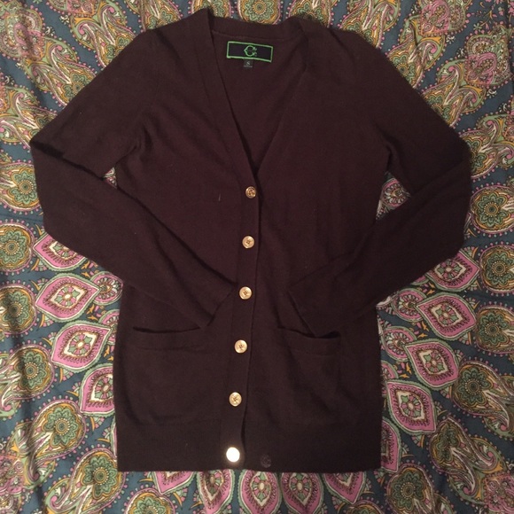C Wonder Brown Cardigan