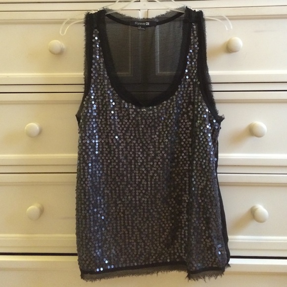 Forever 21 Sequined Top - Picture 1 of 4